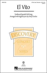 cover El Vito Two-Part choral sheet music cover